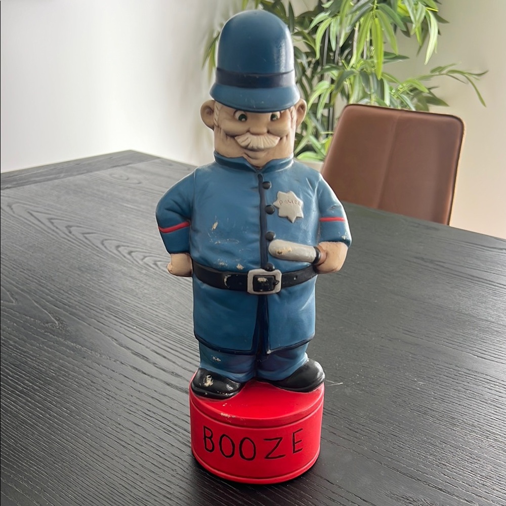 Vintage Police Officer Statue